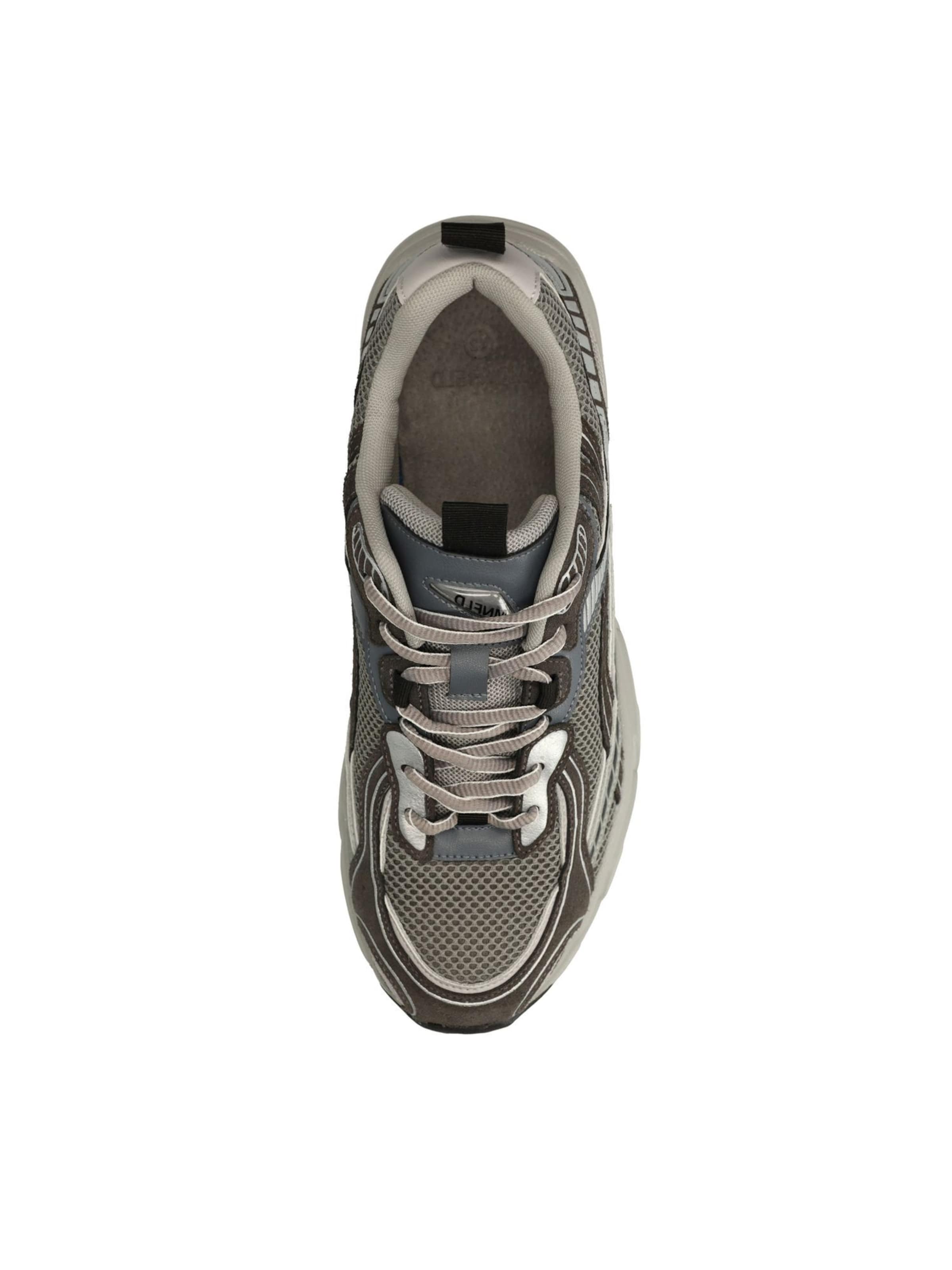 Baskets basses MANFIELD en gris