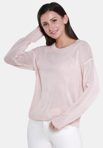 Pull-over Usha en rose : devant