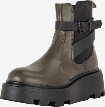 INUOVO Chelsea Boots in Green: front