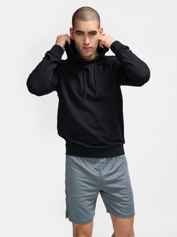 Hummel Athletic Sweatshirt in Black: front