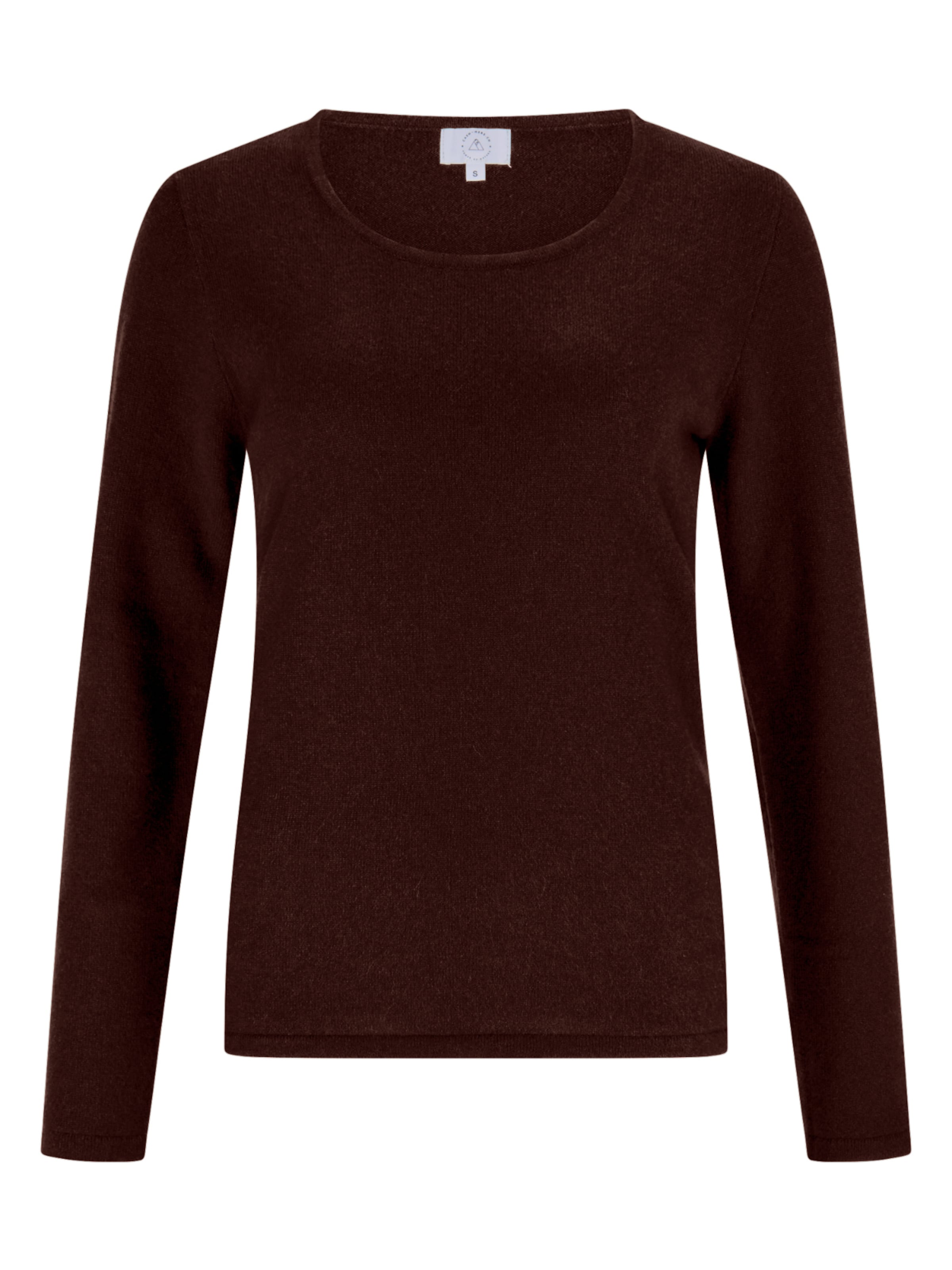 CASH-MERE.CH Pullover i brun: forside