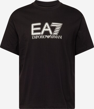 EA7 Emporio Armani - Camisa em preto: frente