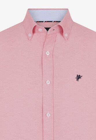 DENIM CULTURE Regular Fit Hemd 'Henri' in Pink