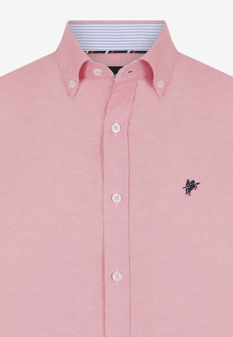 DENIM CULTURE Regular Fit Hemd 'Henri' in Pink