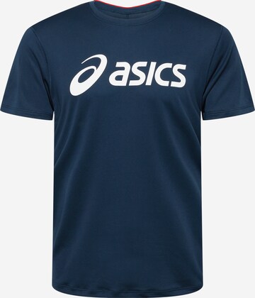 ASICS Λειτουργικό μπλουζάκι σε μπλε: μπροστά