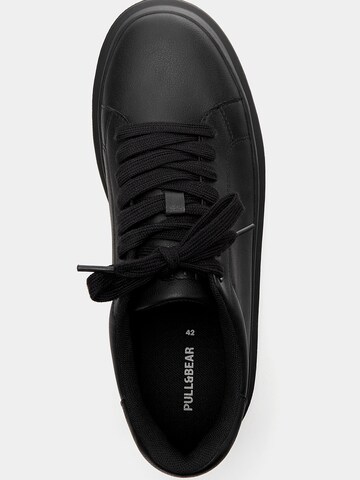 Pull&Bear Platform trainers in Black