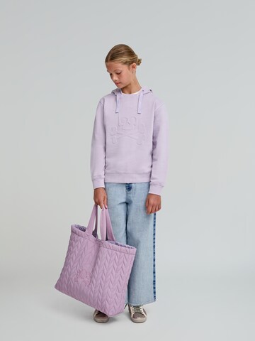 Scalpers Sweatshirt i lila: framsida