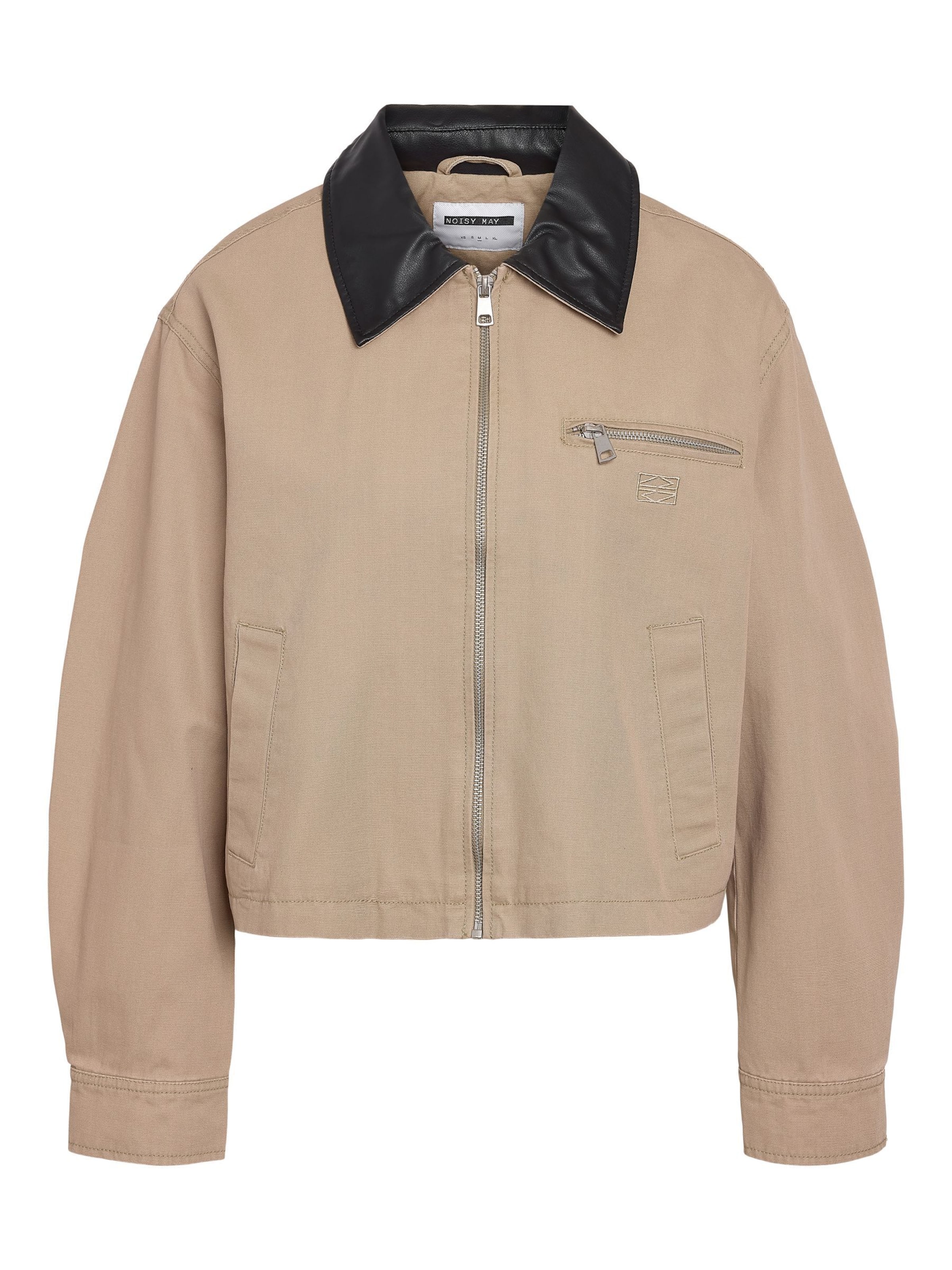 Noisy may Tussenjas 'NMScotty' in M in de kleur Cappuccino, Productweergave
