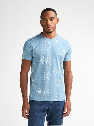 Petrol Industries T-Shirt 'Grafito' in Blau: Vorderseite