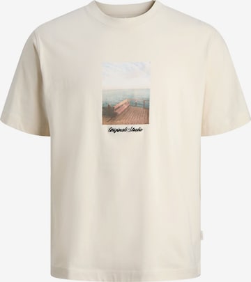 T-Shirt JACK & JONES en blanc : devant