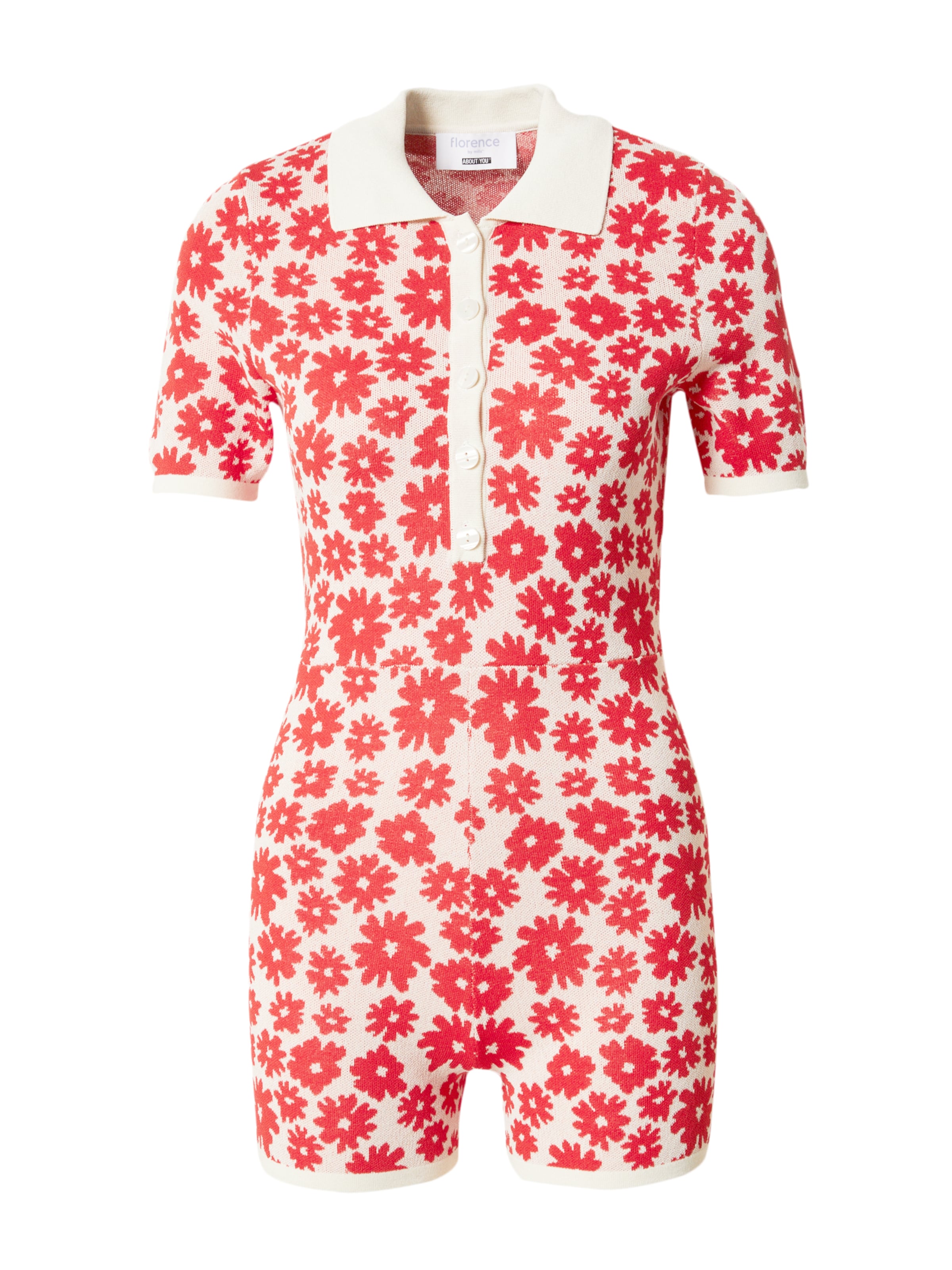 florence by mills exclusive for ABOUT YOU Jumpsuit 'Happy Hour' i rød: forside