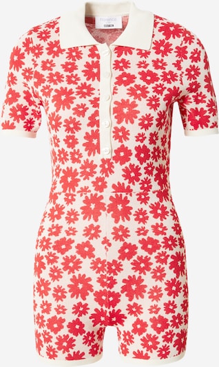 florence by mills exclusive for ABOUT YOU Ολόσωμη φόρμα σε μπεζ / κόκκινο, Άποψη προϊόντος