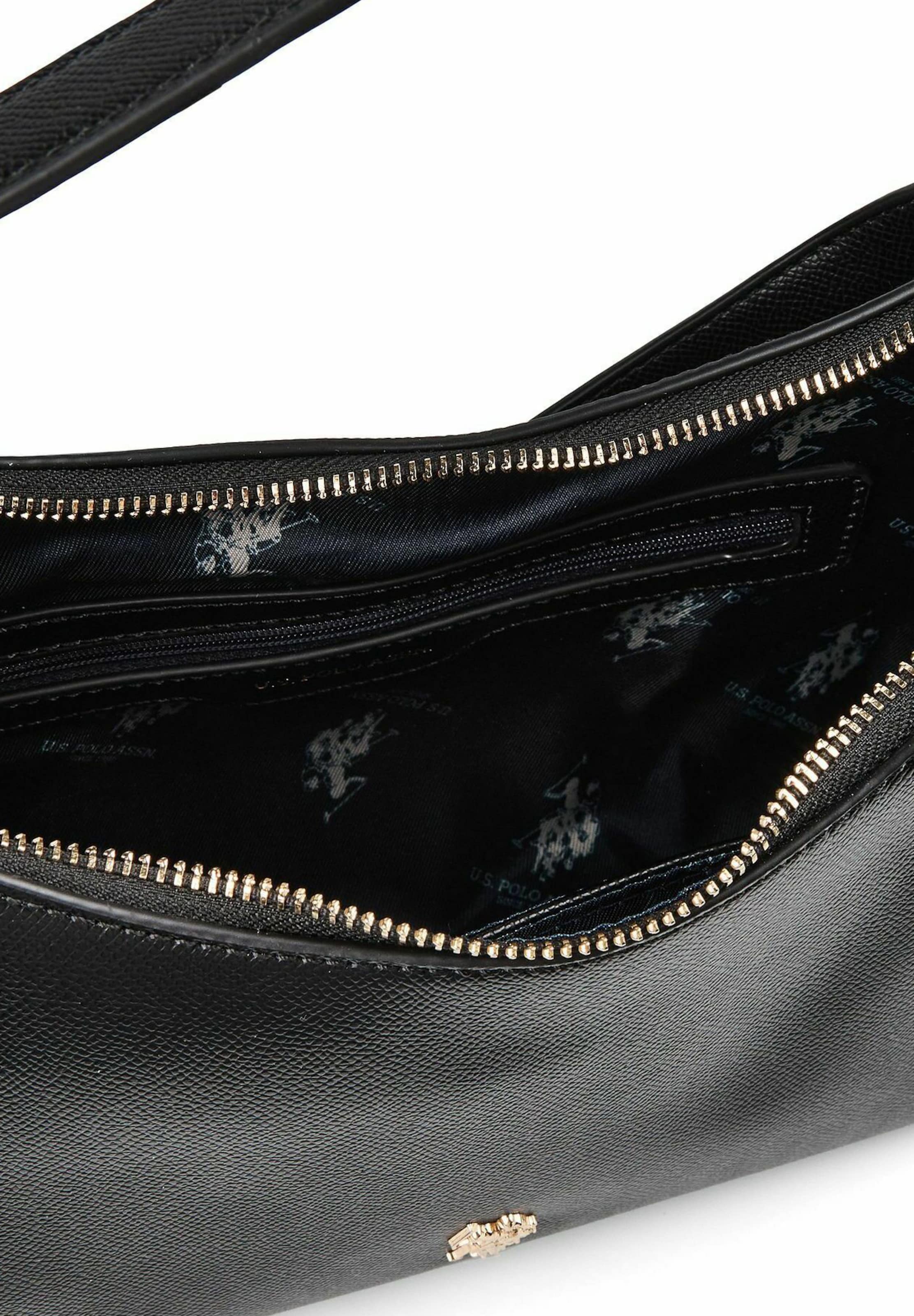 juoda U.S. POLO ASSN. Rankinė ant peties 'JONES'