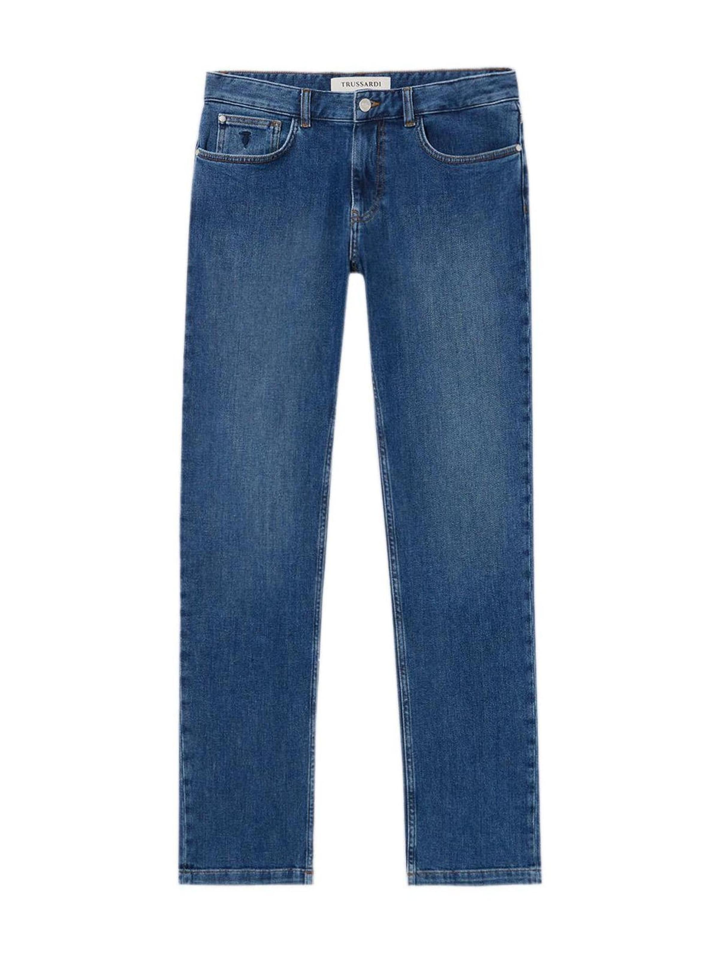 Regular Jean Trussardi en bleu : devant