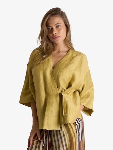 Ottod’Ame - Blusa em amarelo: frente