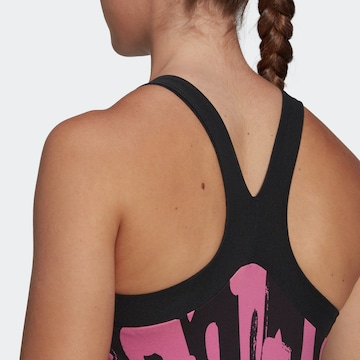 ADIDAS SPORTSWEAR Sports Top 'Thebe Magugu New York Y-Back' in Black