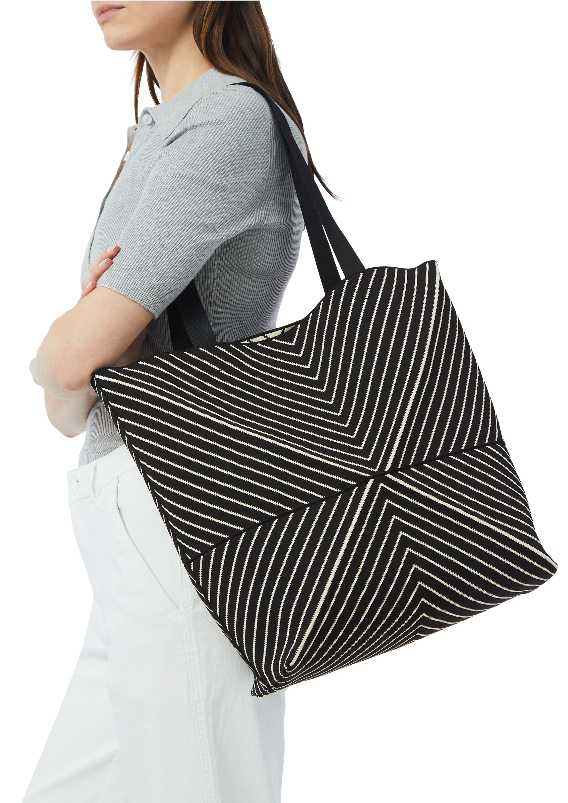 comma casual identity Shopper in Schwarz: Rückseite