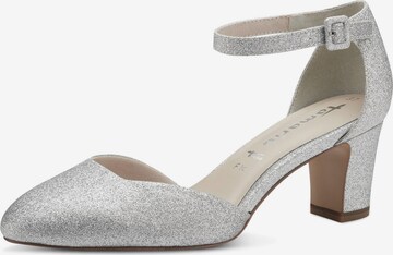 TAMARIS - Sapatos de salto em prata: frente