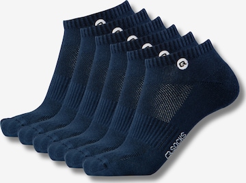 QOLONIA Sokken in Blauw: voorkant