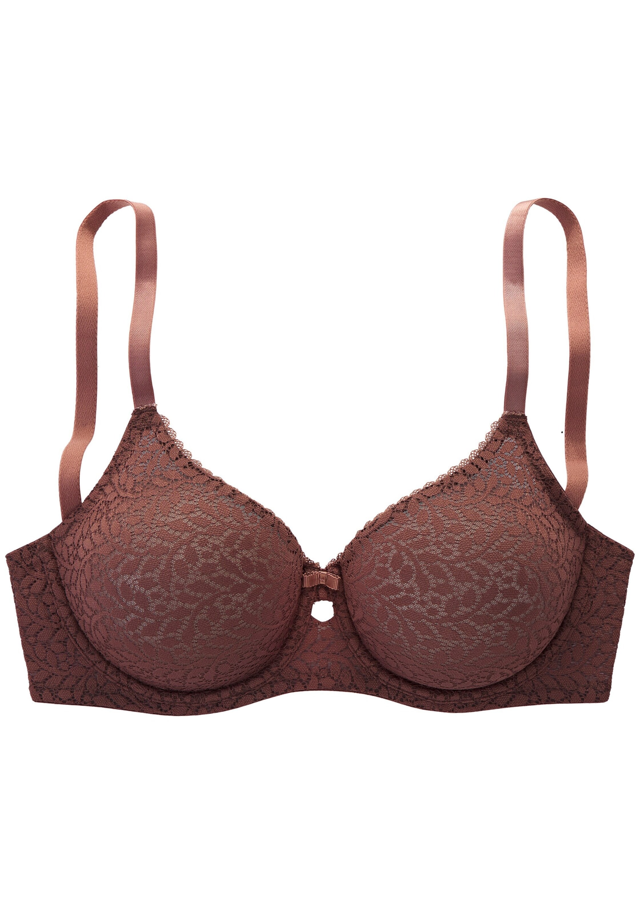 NUANCE - Soutien redutor Soutien redutor em castanho: frente