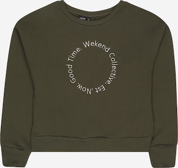 LMTD Sweatshirt 'ROUISE' in Groen: voorkant