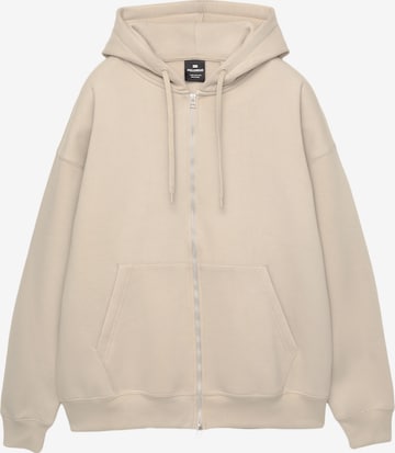 Giacca di felpa di Pull&Bear in beige: frontale