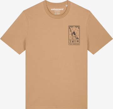 Watapparel Shirt 'Tarot The Magician' in Beige: Vorderseite