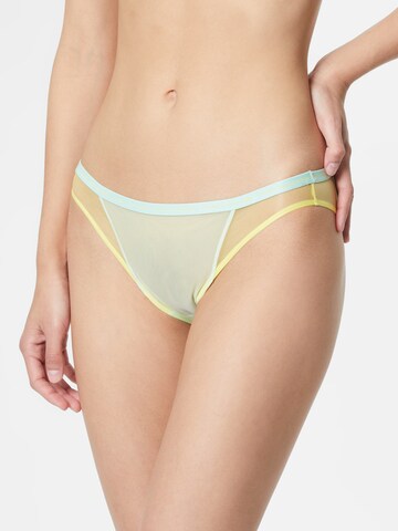 Slip 'Pride' Calvin Klein Underwear en jaune : devant