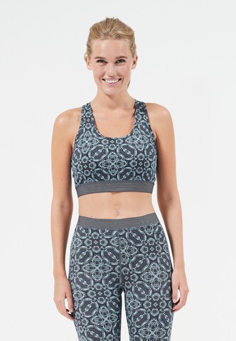 Athlecia Bustier Sport-BH 'FELIX W Sports Bra' in Blau: Vorderseite