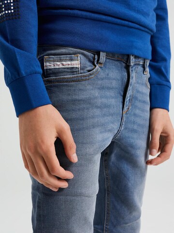 WE Fashion Slimfit Jeans in Blauw