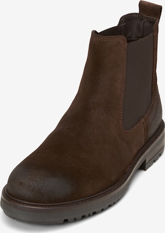 Marc O'Polo Chelsea boots in Bruin: voorkant