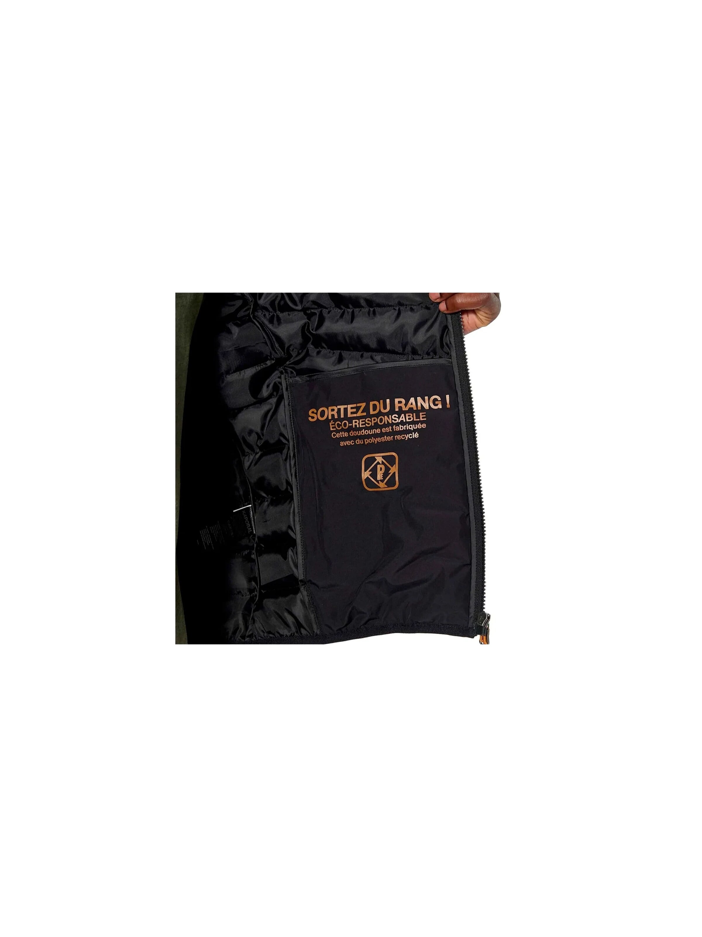 Manteau d’hiver 'Sona' Kaporal en noir