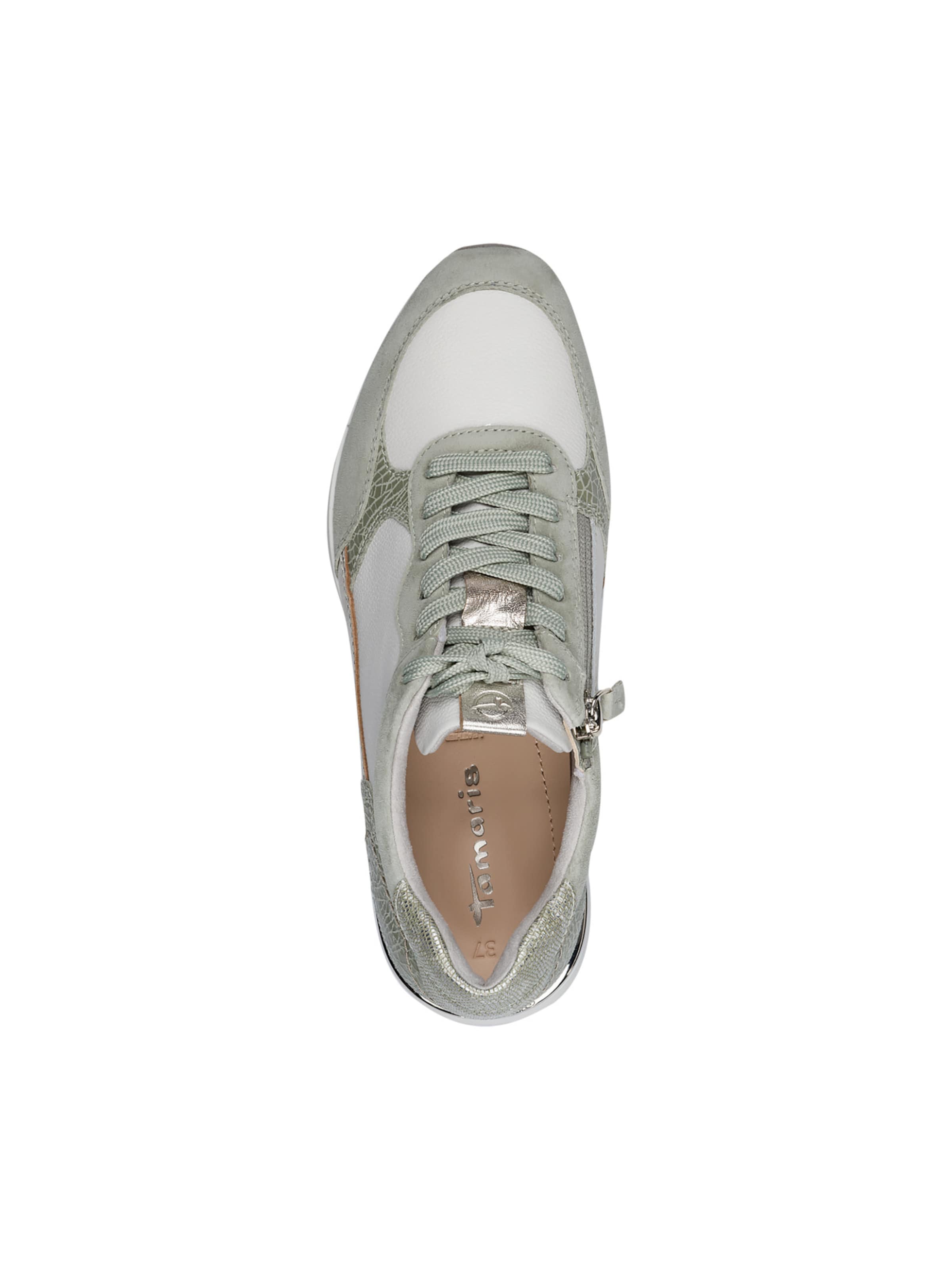 Sneaker bassa '1-23748-46' di Tamaris in verde