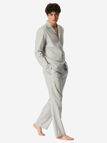 SCHIESSER Pyjamaoberteil ' Mix Relax ' in Grau