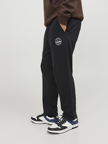 JACK & JONES Tapered Pants 'JPSTGordon JJShark' in Black