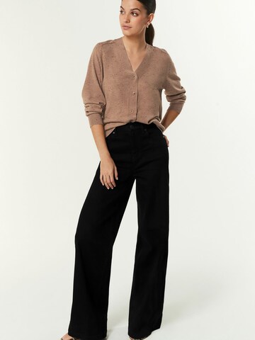 Next Wide Leg Jeans in Schwarz
