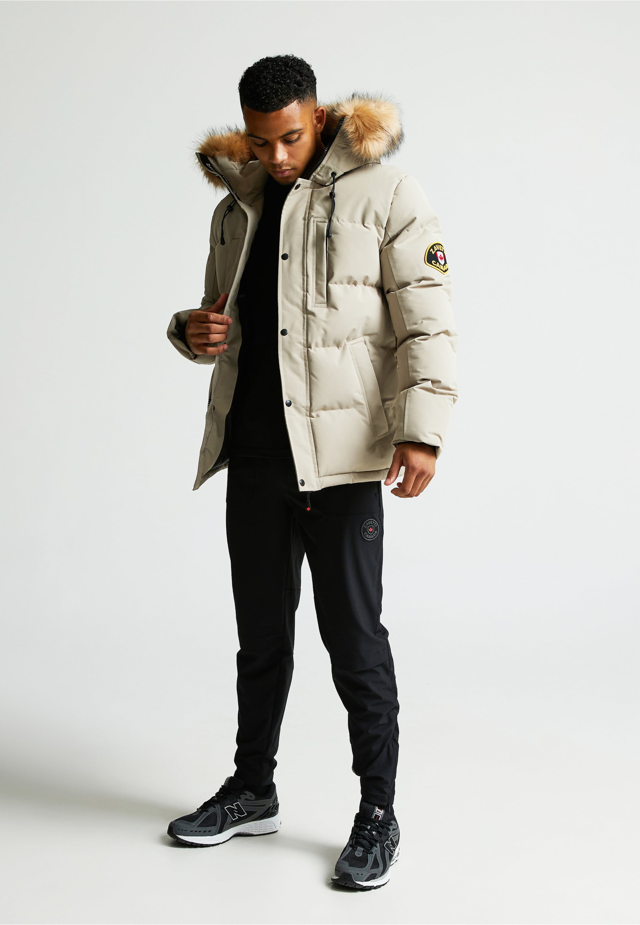 Zavetti Canada Winter Jacket 'Oshawa 2.0' in Greige | ABOUT YOU