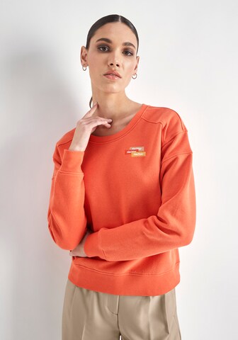 HECHTER PARIS Sweatshirt in Orange: front