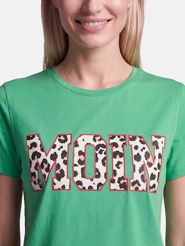 salzhaut Shirt 'Steentje - Moin' in Groen: voorkant