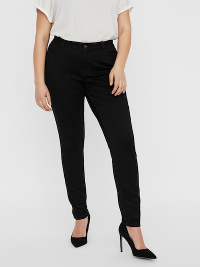 Vero Moda Curve Jeans 'SHAPEUP VI506 NOOS' in black denim, Modelansicht