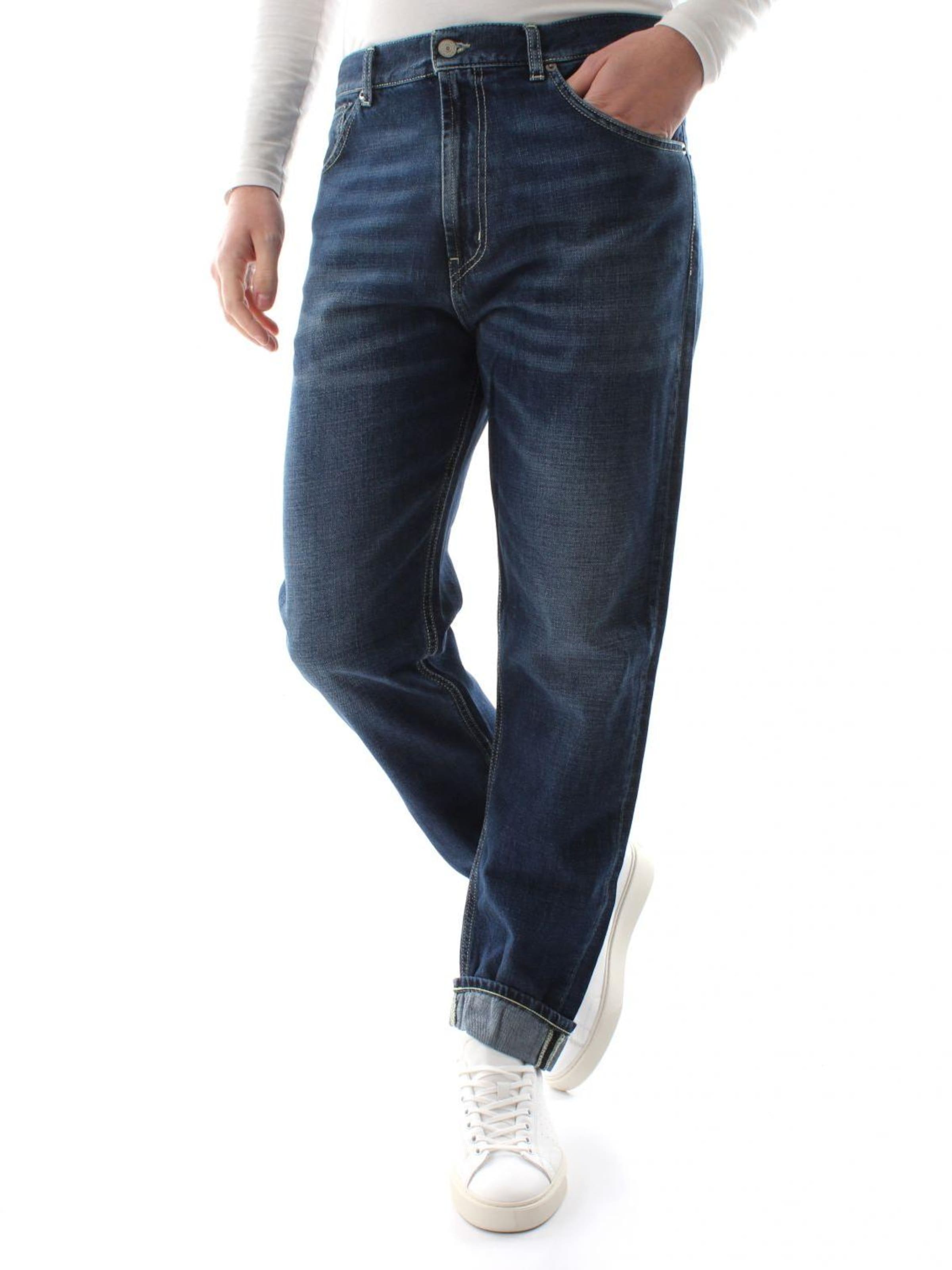 Dondup Regular Jeans in Blauw: voorkant