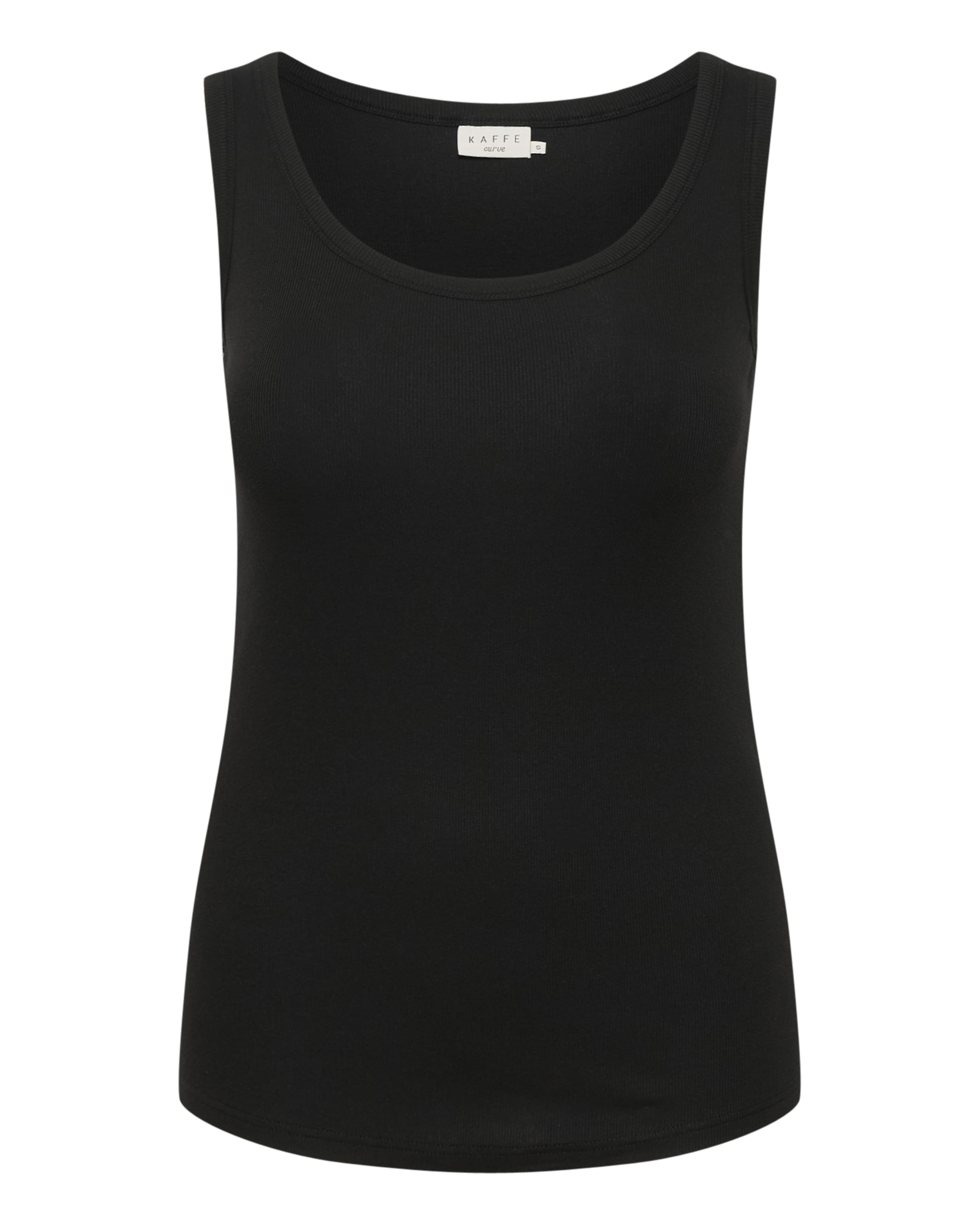 KAFFE CURVE Топ 'CR Carina' в Черный: спереди