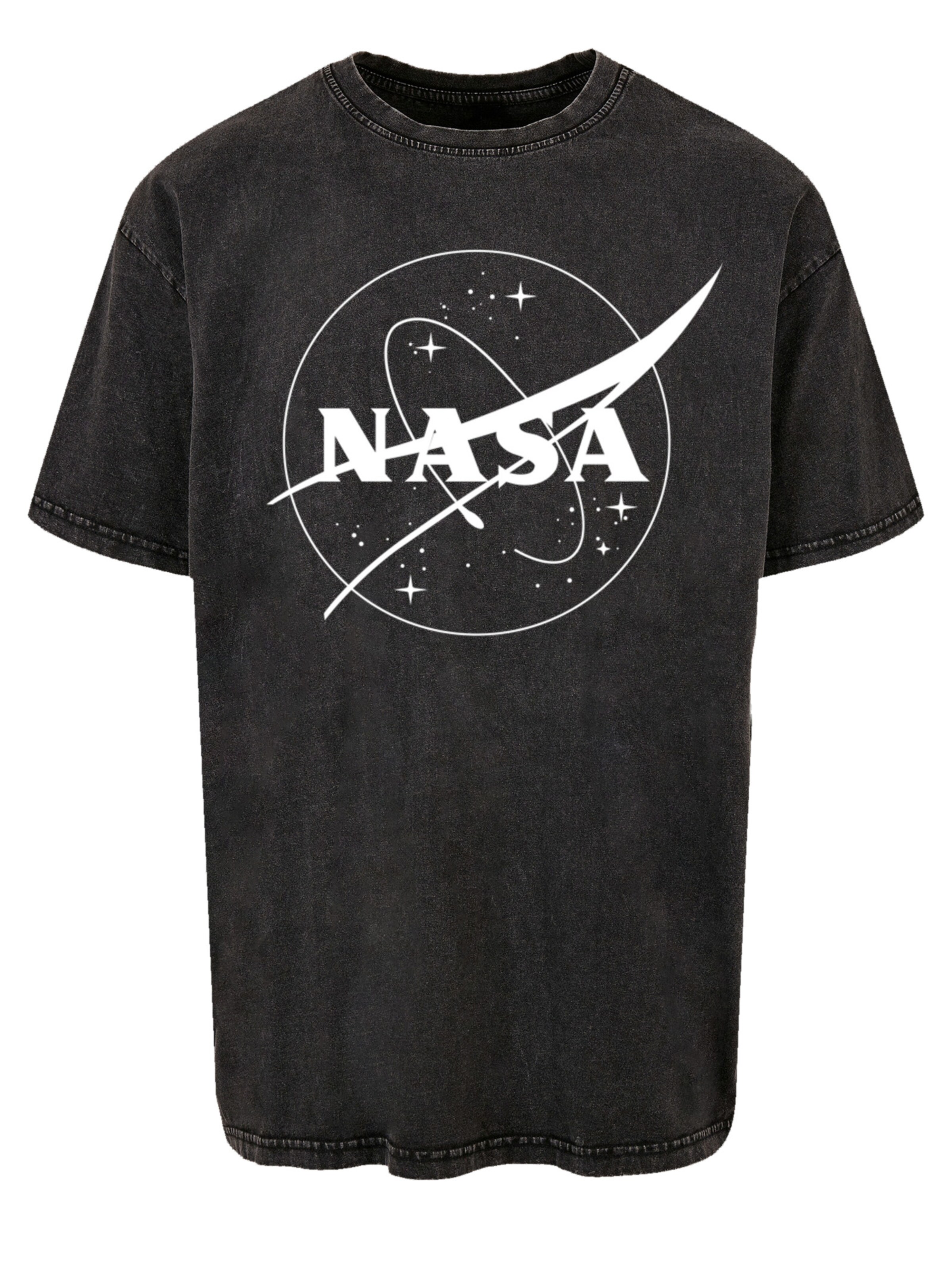 T-Shirt 'NASA Classic Insignia Logo' F4NT4STIC en noir : devant