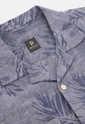 Coupe regular Chemise Boggi Milano en bleu
