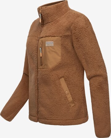 Ragwear Fleece Jacket 'Alaris' in Brown