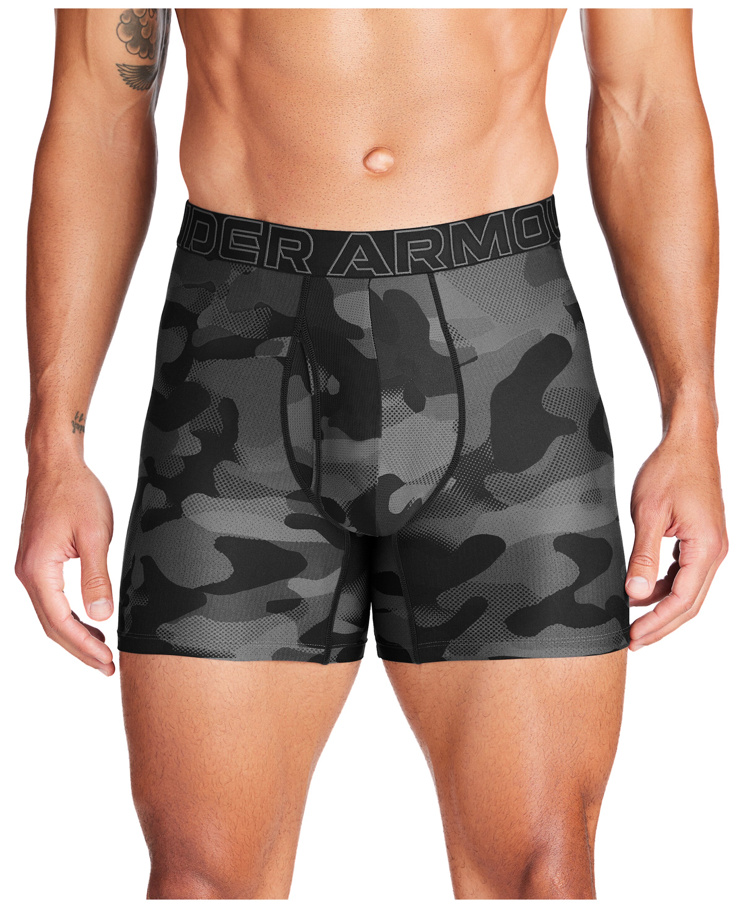 Boxers UNDER ARMOUR en noir : devant