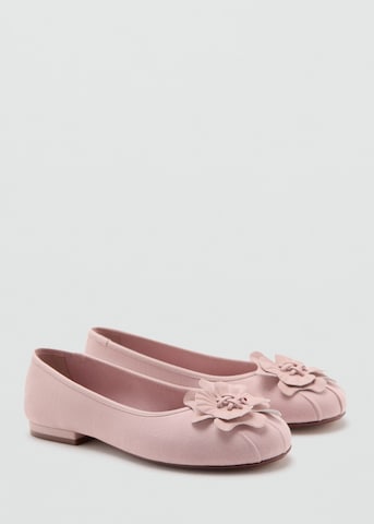 MANGO KIDS Ballet Flats 'Flour' in Pink