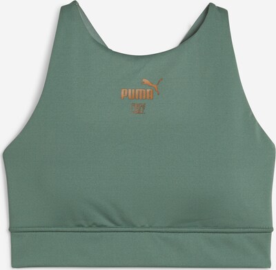 Reggiseno sportivo 'FIRST MILE' PUMA di colore oro / verde / nero, Visualizzazione prodotti