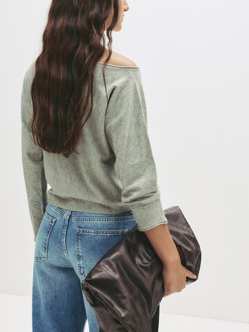 Pull&Bear Pulóver - zöld