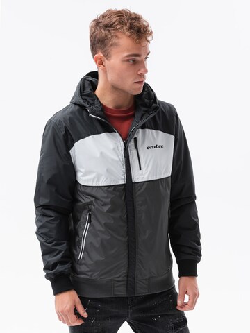 Veste mi-saison 'C447' Ombre en noir